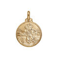 Pendentifs sur Artemare : Pendentif en vermeil m&eacute;daille saint-Christophe 16mm