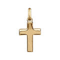 Pendentifs sur Artemare : Pendentif en vermeil croix plate 18mm
