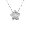 Collier en acier fleur 5 p&eacute;tales 15mm - 40+4cm Artemare
