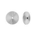 Boucles d'oreille sur Artemare : Cache lobe diamant&eacute; en acier 6mm (paire)