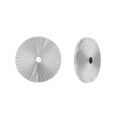 Boucles d'oreille sur Artemare : Cache lobe diamant&eacute; en acier 7mm (paire)