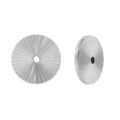 Boucles d'oreille sur Artemare : Cache lobe diamant&eacute; en acier 8mm (paire)