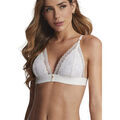 Triangles / Sans armatures Selmark Soutien-gorge triangle sans armatures Gabrielle Mariage Blanc