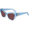 Lunettes de soleil Karl Lagerfeld KL6010S Lunettes de soleil, Bleu clair/Marron, 53 mm