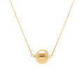 Colliers sur Artemare : Collier en argent dor&eacute; boule 10mm - 41+3cm