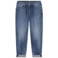 Pantalons enfants sur Grenoble : Pantalon enfant Teddy Smith PANTALON DAD JUNIOR - VINTAGE/INDIGO - 10 ans