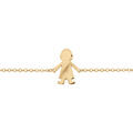 Bracelet en vermeil passive garcon - 16+3cm Artemare