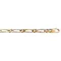 Chaine sur Artemare : Bracelet en vermeil 1+1 5mm - 21cm