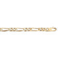 Chaine sur Artemare : Cha&icirc;ne en vermeil maille 1+2 5mm - 55cm