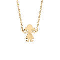 Colliers sur Artemare : Collier en vermeil passive fille 40+4cm