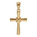Pendentifs sur Artemare : Pendentif en vermeil croix - 20x14mm