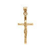 Pendentif en vermeil J&eacute;sus Christ sur croix - 20mm x 10mm