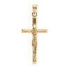 Pendentif en vermeil J&eacute;sus Christ sur croix - 22mm x 12mm