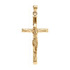 Pendentif en vermeil J&eacute;sus Christ sur croix - 30mm x 15mm