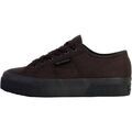 Baskets basses Superga Basket Basse &agrave; Lacets Platform Noir Grenoble