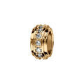 Bracelets sur Artemare : Charms coulissant en vermeil rondelle avec pierres blanches