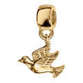 Charms coulissant en vermeil suspendu colombe Artemare