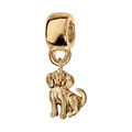 Bracelets sur Artemare : Charms coulissant en vermeil suspendu chien recto verso