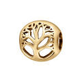 Charms coulissant en vermeil boule ajour&eacute; motif arbre de vie Artemare