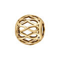 Charms coulissant en vermeil boule motif infini