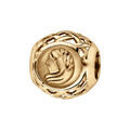 Charms coulissant en vermeil zodiaque vierge Artemare
