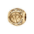 Charms coulissant en vermeil zodiaque balance