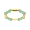 Bracelet extensible galb&eacute; vert et dor&eacute; Artemare