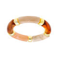 Bracelet extensible multi couleurs &agrave; anneaux dor&eacute;s Artemare