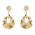 Boucles d'oreille sur Artemare : Boucles d'oreille tige en argent dor&eacute; pendante forme g&eacute;ometrique 40+5cm