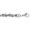 Bracelet en acier maille 7mm - 16+3cm