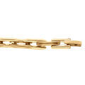 Bracelet en acier dor&eacute; - 20.5cm