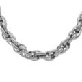 Chaine sur Artemare : Collier en acier maille 7mm - 40+5cm