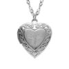 Collier en acier avec pendentif cassolette coeur et arbre de vie - 45+10cm