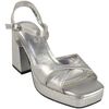Chaussures Bienve s2386 argent c&eacute;r&eacute;monie dame Argent&eacute;