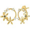 Boucles oreilles Sc Boh&egrave;me BD2296-DORE-DIAMANT Dor&eacute; Grenoble