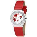 Femmes sur Grenoble : Montre Sc Crystal MF316-COQUELICOT+BRACELET006-ROUGE