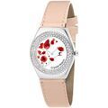 Femmes sur Grenoble : Montre Sc Crystal MF316-COQUELICOT+BRACELET006-BEIGE