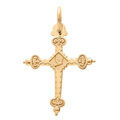 Pendentifs sur Artemare : Pendentif en vermeil croix de savoie - 32 mm x 25 mm