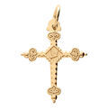 Pendentif en vermeil croix de savoie - 42 mm x 34 mm Artemare