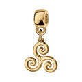 Bracelets sur Artemare : Charms coulissant en vermeil suspendu triskel