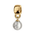 Bracelets sur Artemare : Charms coulissant en vermeil suspendu perle blanche 8mm