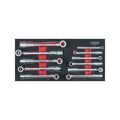 Outillage à main sur Annecy : Module servante - cl&eacute;s &agrave; pipe 8 - 19 mm module servante - cl&eacute;s &agrave; pipe 8 - 19 mm 1 jeu(x) de 11 pi&egrave;ce(s) module 11 - ks tools