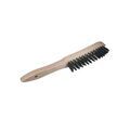 Outillage à main sur Annecy : Brosse &agrave; main manche bois brosse &agrave; main manche bois acier laitonn&eacute; droit 0,30 mm 1 pi&egrave;ce(s) - osborn