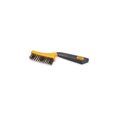 Outillage à main sur Annecy : Brosses &agrave; main bi-mati&egrave;re brosse &agrave; main pro inox droit 0,35 mm 1 pi&egrave;ce(s) - osborn