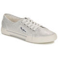 Baskets basses Pepe jeans BRADY PARTY W Argent&eacute;