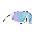 Lunettes sur Lyon 9e Arrondissement : Lunettes de Soleil Bliz Vision Blanc Mat &Eacute;cran Smoke & Blue Multi