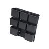 KS TOOLS Lots d'inserts pour boite de transport scm lot d'inserts pour boite de transport scm 1 lot(s) de 9 pi&egrave;ce(s) non scm &eacute;tag&egrave;re, porte-outils, accessoire