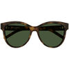 Lunettes de soleil Saint Laurent SL M107 Lunettes de soleil, Havana/Vert, 55 mm