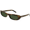 Lunettes de soleil Saint Laurent SL 557 SHADE Lunettes de soleil, Havana/Vert, 53 mm
