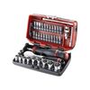 Coffret douille 1/4" avec cliquet coffret douille 1/4" avec cliquet 1 coffret(s) de 38 pi&egrave;ce(s) - facom